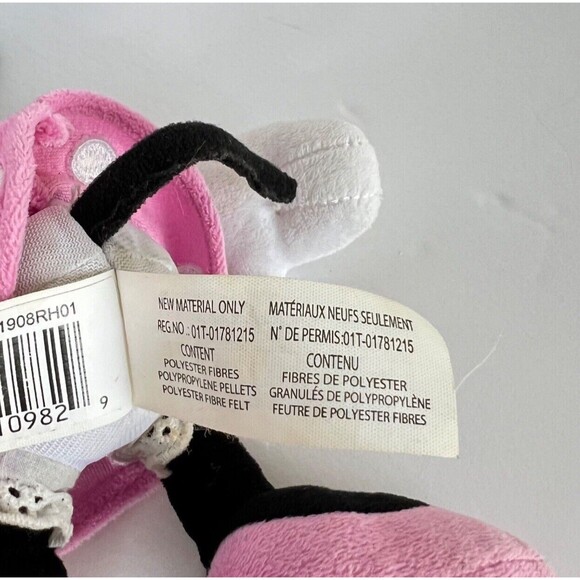 Disney  Mickey and Minnie Mouse Toy Plush Soft And Minnie Plastic Carry Case - Picture 7 of 14